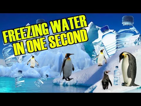 FREEZE WATER IN 1 SECOND :) VERY COOL Video