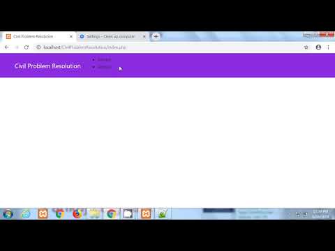 PHP Mysql Project Part 2 Civil Problem Resolution