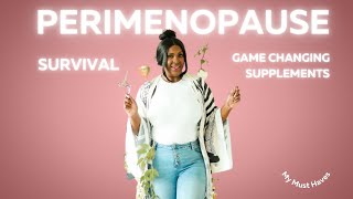 Perimenopause Survival Kit: Must-Have Supplements! #menopause #over40 #menopauseweightloss
