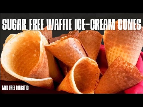 DIABETIC SWEET KITCHEN: 2 carb each SUGAR-FREE ICE CREAM CONES