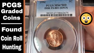 PCGS Graded Coins Found Coin Roll Hunting - Unboxing!