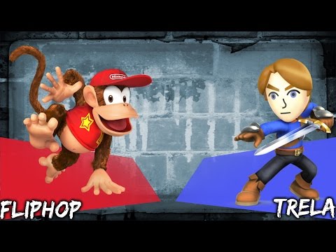 Trela Vs Fliphop | Comicpalooza Finals | SSB4
