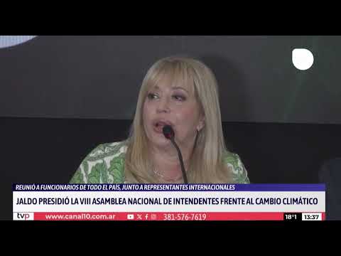 Jaldo presidió la VIII Asamblea nacional de intedentes