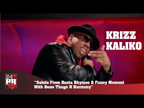 Krizz Kaliko - Salute From Busta Rhymes & Funny Moment With Bone Thugs N Harmony (247HH Exclusive)