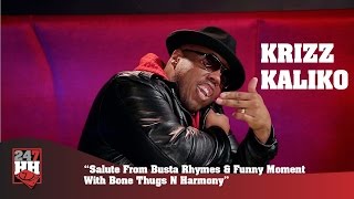 Krizz Kaliko - Salute From Busta Rhymes & Funny Moment With Bone Thugs N Harmony (247HH Exclusive)