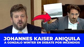 ¡NO TUVO PIEDAD! Johannes Kaiser aniquila a Gonzalo Winter en feroz debate por incendios