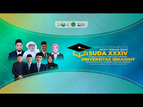 🔴 [LIVE] "Wisuda Sarjana XXXIV Universitas Ibrahimy (UNIB) Sukorejo" 16 September 2025 || S3tv