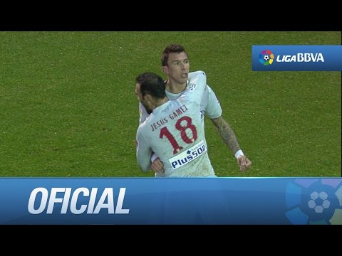 Buen regate y gol de Mandzukic (0-3) en el SD Eibar - Atlético de Madrid