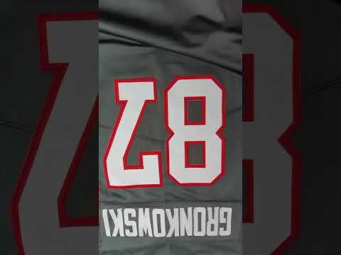 Tampa Bay Buccaneers Rob Gronkowski New Grey Stitched Jersey From FanSwish.cn