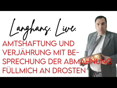 Amtshaftung und Verjährung