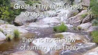 Great is Thy Faithfulness with Lyrics