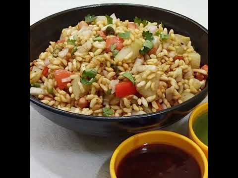 Receta de Bhel | Cómo hacer Bhel Puri en casa | Receta de Bhel Puri | Bhel Puri Chaat