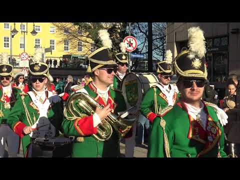 Rosenmontagsumzug der Foaset in Fulda 2025 Die Fuldaer Karnevalsgesellschaft FKG mit Prinz von Fulda