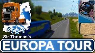 Europa Tour étape #1 : 100 patates pour Léon - Calais / Bruxelles - (Simulation ETS2 au volant)
