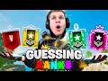 Guessing YOUR Rank In Rainbow Six Siege