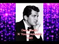 Dean Martin 'A' Youre Adorable 1949 Live