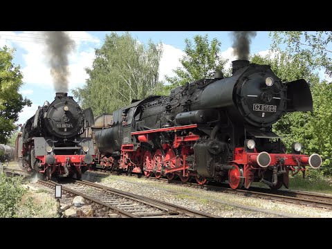 Symphony of steam trains (4K)