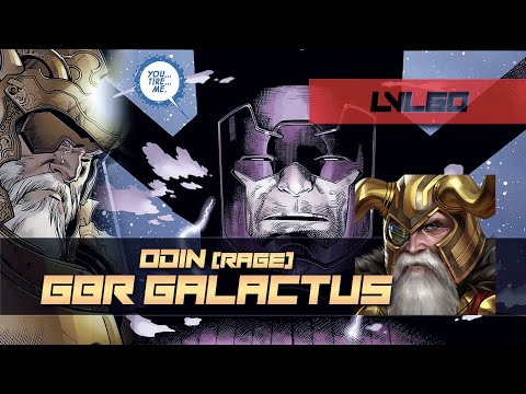 Lvl60 ODIN [Rage] vs GBR GALACTUS + GIVEAWAY | MARVEL Future Fight