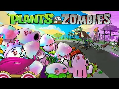 99 Scaredy Shroom vs 99 Hypno Shroom vs Gargantuar - Plants vs Zombies Hack