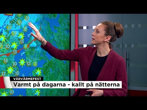 Här blir det över 20 grader i helgen - så länge stannar värmen - Nyheterna (TV4)