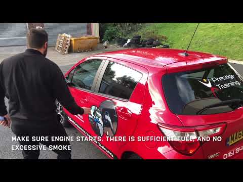 MOT Test #1 Pre checks