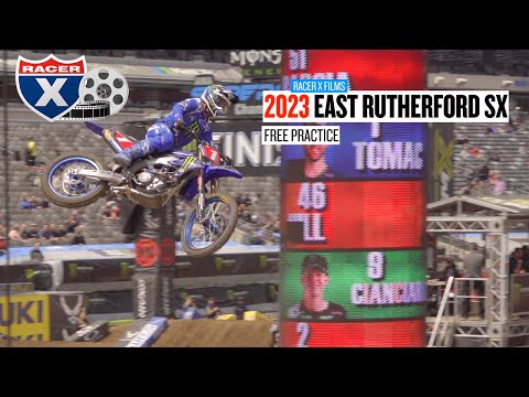 2023 East Rutherford SX Free Practice | Racer X Films