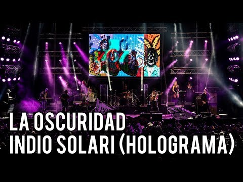 Intro + La oscuridad - Indio Solari holograma + Fundamentalistas (Malvinas Arg, 08-03-2020) AIRE
