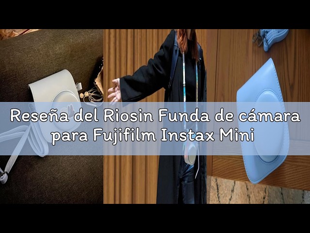 Vídeo relacionado con BriLumin Funda para Cámara Fujifilm Mini 12, Funda de Cuero PU es Compatible con Instax la Cámara Instantánea Mini (Púrpura)