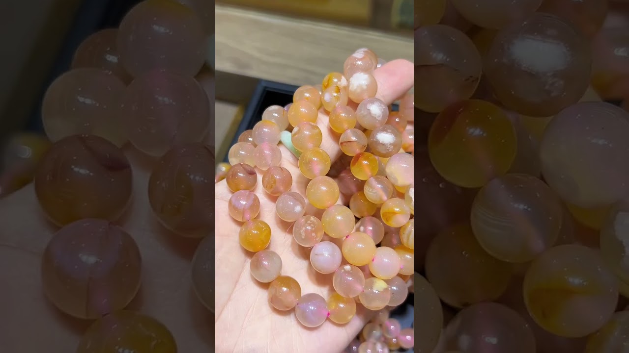 Chuỗi Mã Não Hoa Anh Đào về hàng #jewelry