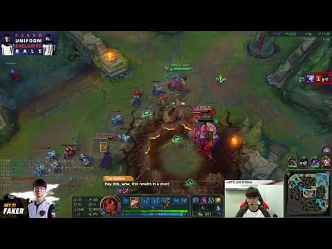 SKT T1 Faker Talyah vs Twisted Fate mid pre Season 8 Full HD