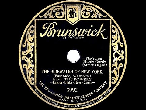 1928 Hurdy Gurdy Street Organ - Sidewalks Of New York/The Bowery