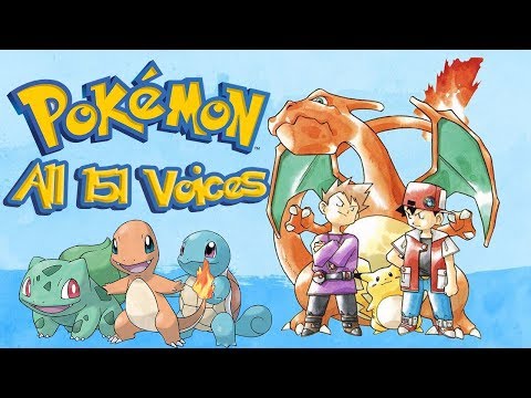 All Generation I Pokémon Voices from Anime [HD]