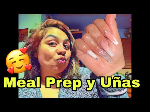 Meal prep 👌🏼🤏🏼 and let's do our nails 💅