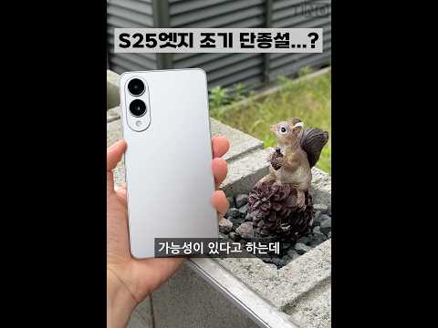 갤럭시 S25엣지 조기 단종설..??