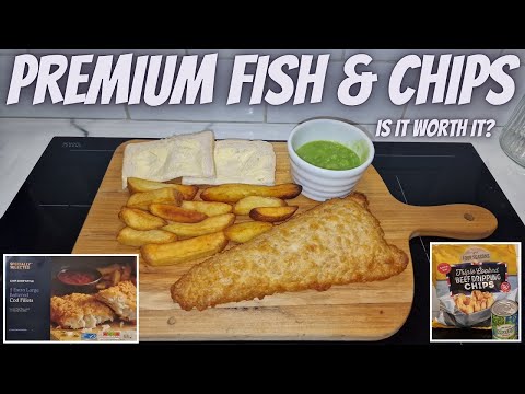 PREMIUM FISH AND CHIPS | Is it worth it? | EXTRA LARGE COD FILLETS | Takeaway Chip Shop Style Batter