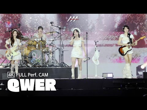 [AAA2024] QWER (큐더블유이알) '내 이름 맑음 (Winter ver.) + 고민중독 (Winter ver.)' | 4K Full Perf. CAM