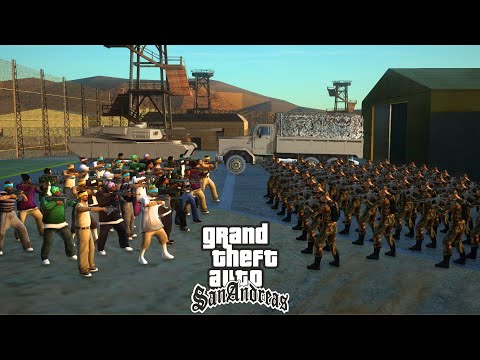 LOS SANTOS GANGS VS ARMY