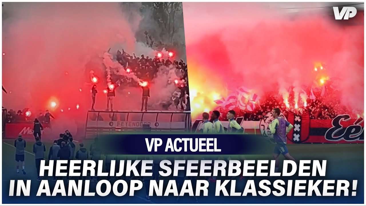 Thumbnail for article: Nog één keer terugkijken: geweldige support Feyenoord én Ajax richting Klassieker