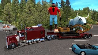 OREGON | Kenworth W900 Largo | De Eureka, California a Coos Bay, Oregon