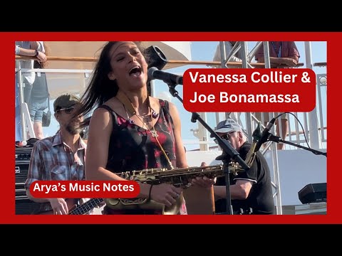 Vanessa Collier playing the blues with Joe Bonamassa