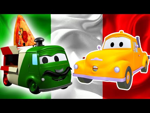 Tegljač Tom u Auto Gradu 🚗  Picajolo Carlo - Crtani sa kamionima za djecu