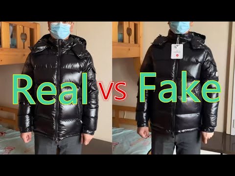 Detailed Review Real vs Fake Moncler Maya Jacket #review #jacket