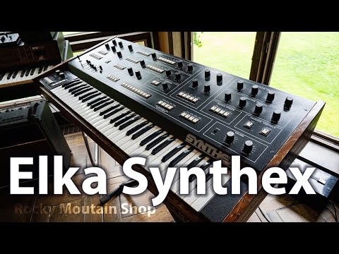 Elka Synthex 1980s - // Fully Serviced & Working W/Original Stand // USA image 15