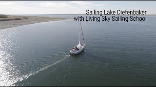 Sailing on Lake Diefenbaker, Saskatchewan ⛵