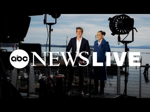 Capture d'écran du flux en direct de la chaîne de télévision en ligne ABC News