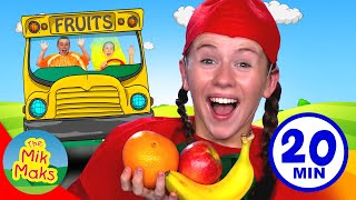 Wheels On The Bus & Yummy Fruits Collection | Healthy Eating Kids Songs & Nursery Rhymes