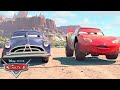 Lightning McQueen And Doc Hudson Make A Bet Pixar Cars