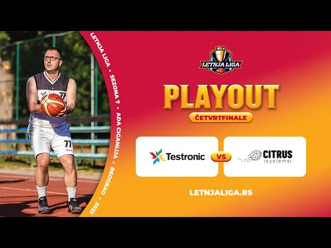 06.09.2025 Playout Četvrtfinale 18:00 TESTRONIC - CITRUS