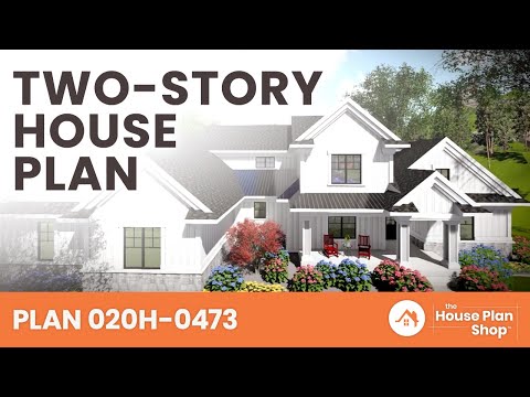 Two-Story House Plan, 020H-0473