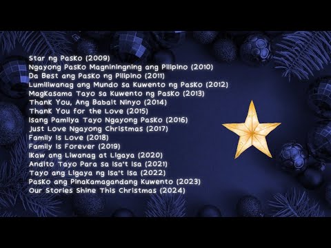 ABS CBN CHRISTMAS STATION ID 2009 - 2024 NONSTOP PLAYLIST